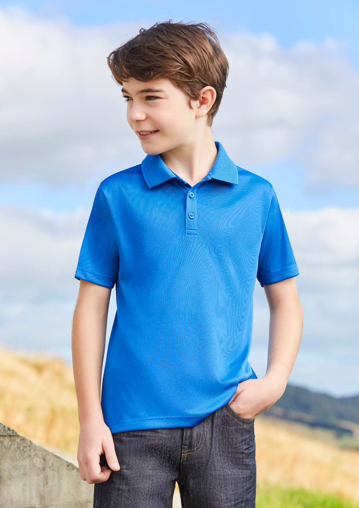 Biz Collection Kids Action Short Sleeve Polo- (P206KS)