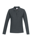 Biz Collection Womens Crew Long Sleeve Polo  (P400LL)