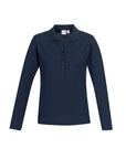 Biz Collection Womens Crew Long Sleeve Polo  (P400LL)