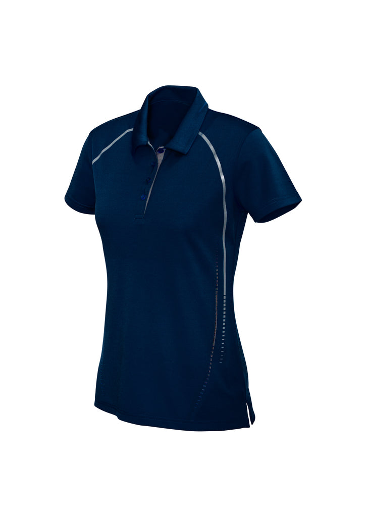 Biz Collection Womens Cyber Short Sleeve Polo  (P604LS)