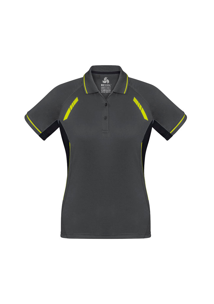 Biz Collection Womens Renegade Short Sleeve Polo  2nd (P700LS)