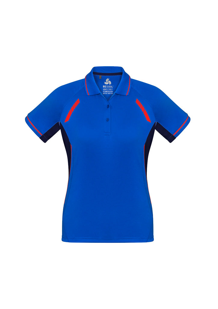 Biz Collection Womens Renegade Short Sleeve Polo  2nd (P700LS)