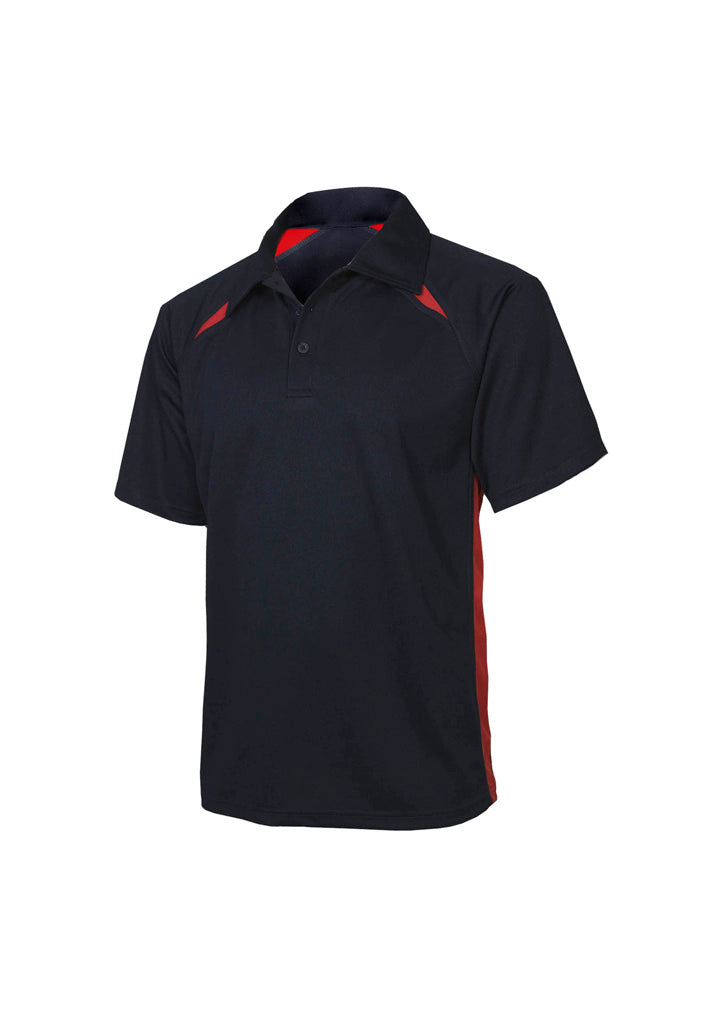 Biz CollectionMens Splice Short Sleeve Polo (P7700)