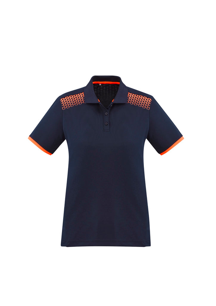 Biz Collection Womens Galaxy Short Sleeve Polo  (P900LS)