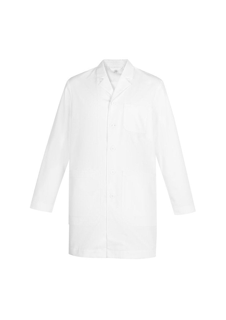 Biz Care Mens Hope Long Line Lab Coat -(CC144ML)