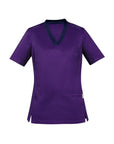 Biz Care Womens Riley Stretch Scrub Top- (CST043LS)