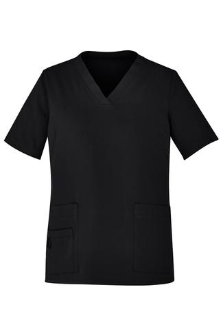 Biz Care Womens Avery Easy Fit V-Neck Scrub Top (CST941LS)