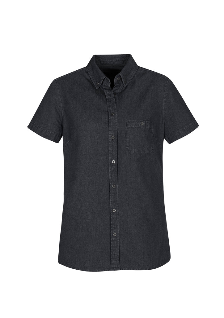 Biz Collection Womens Indie Short Sleeve Shirt-(S017LS)