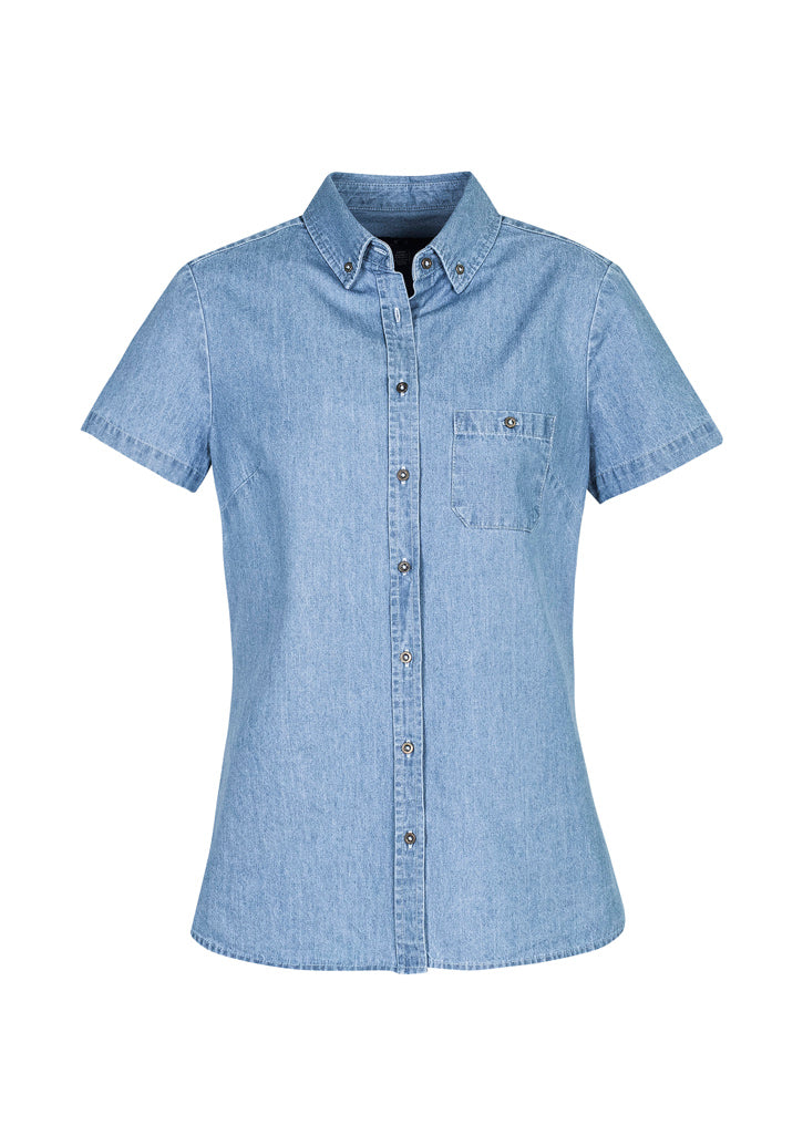 Biz Collection Womens Indie Short Sleeve Shirt-(S017LS)