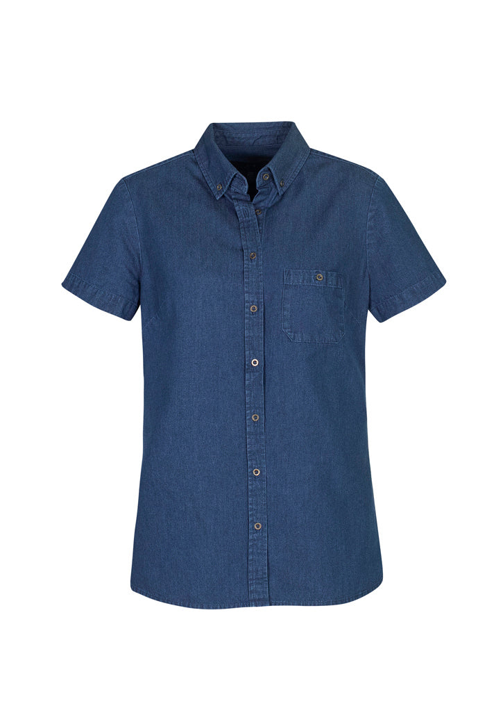 Biz Collection Womens Indie Short Sleeve Shirt-(S017LS)