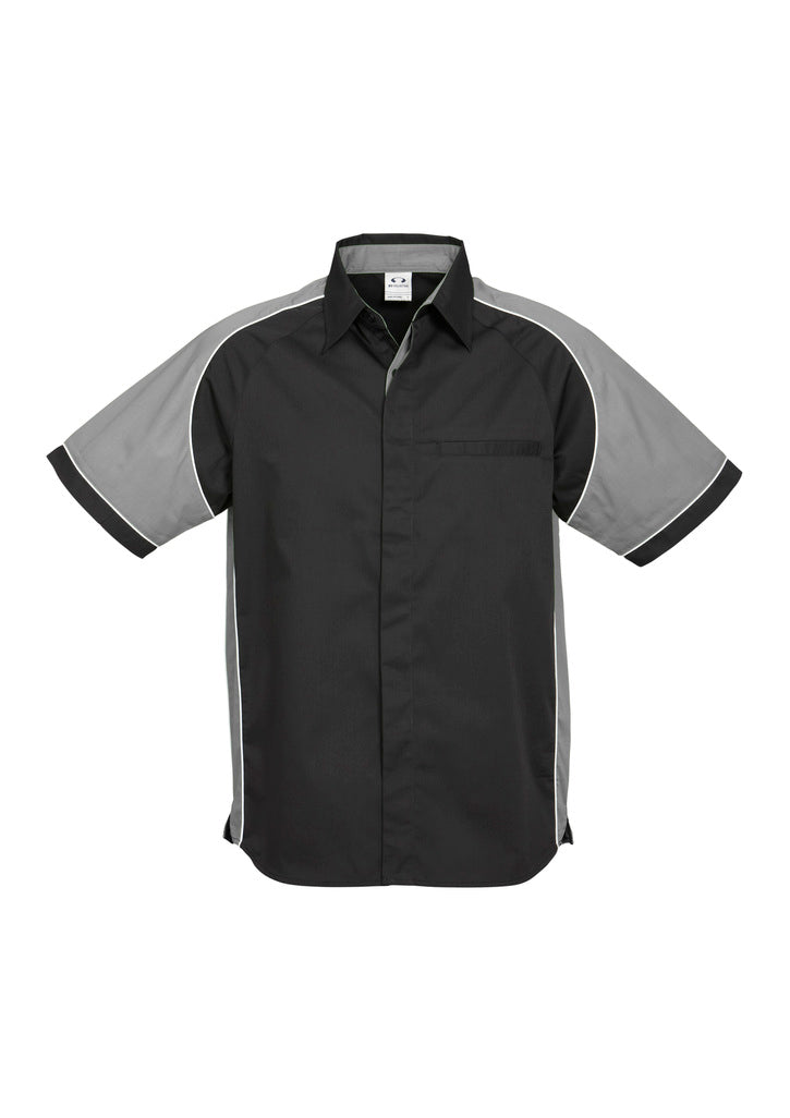 Biz Collection Mens Nitro Short Sleeve Shirt (S10112)