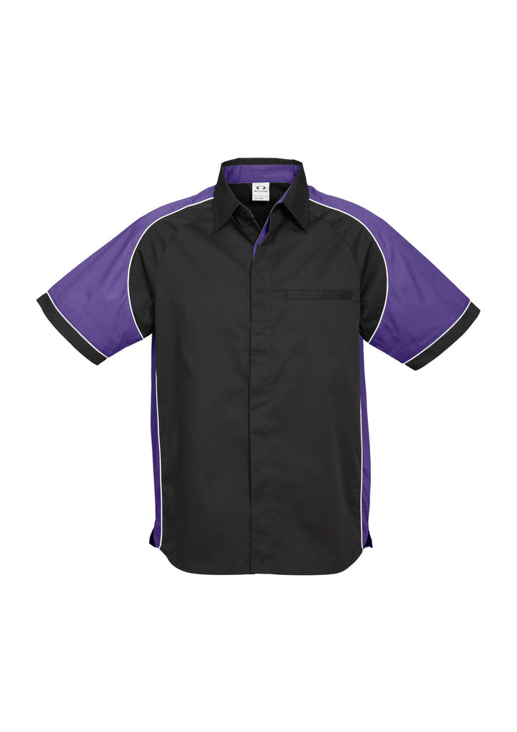 Biz Collection Mens Nitro Short Sleeve Shirt (S10112)