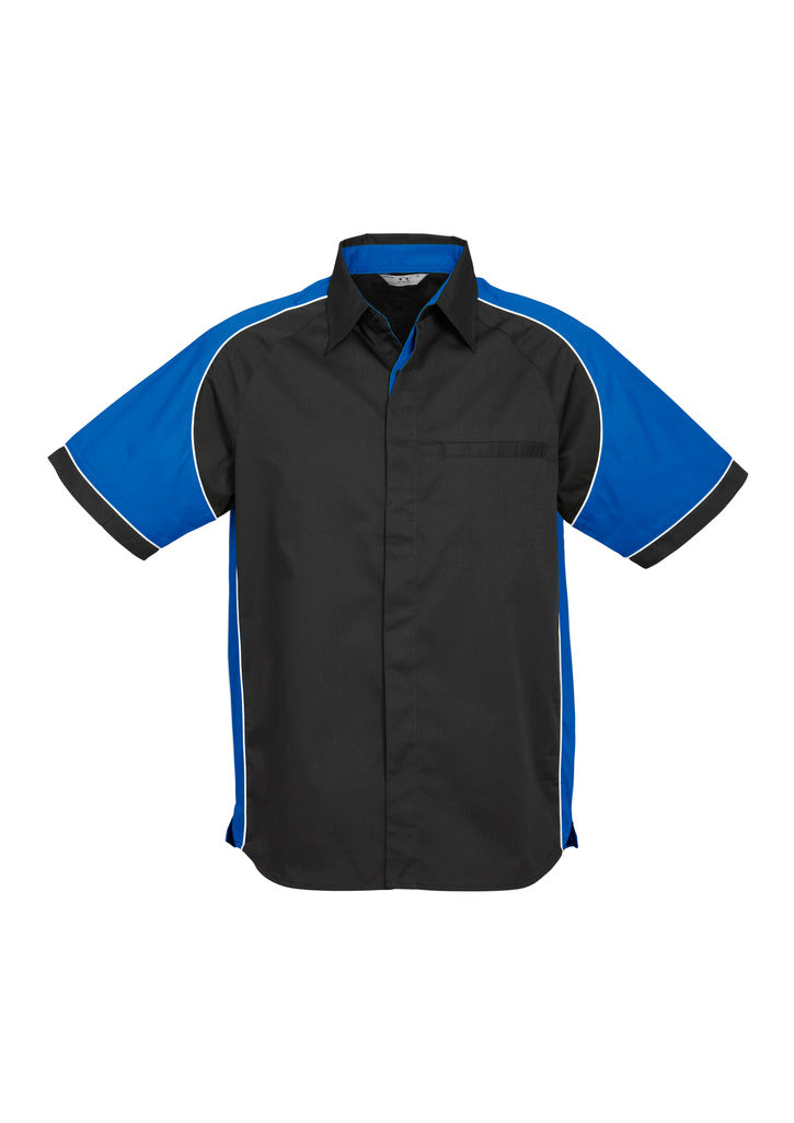 Biz Collection Mens Nitro Short Sleeve Shirt (S10112)