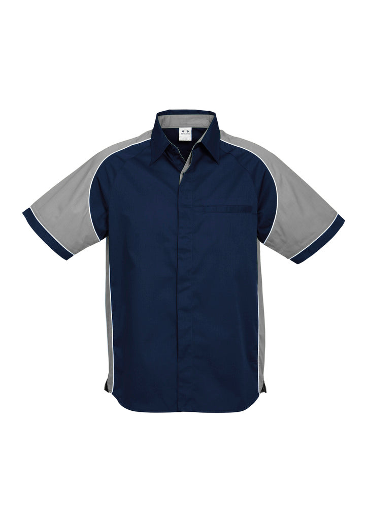 Biz Collection Mens Nitro Short Sleeve Shirt (S10112)