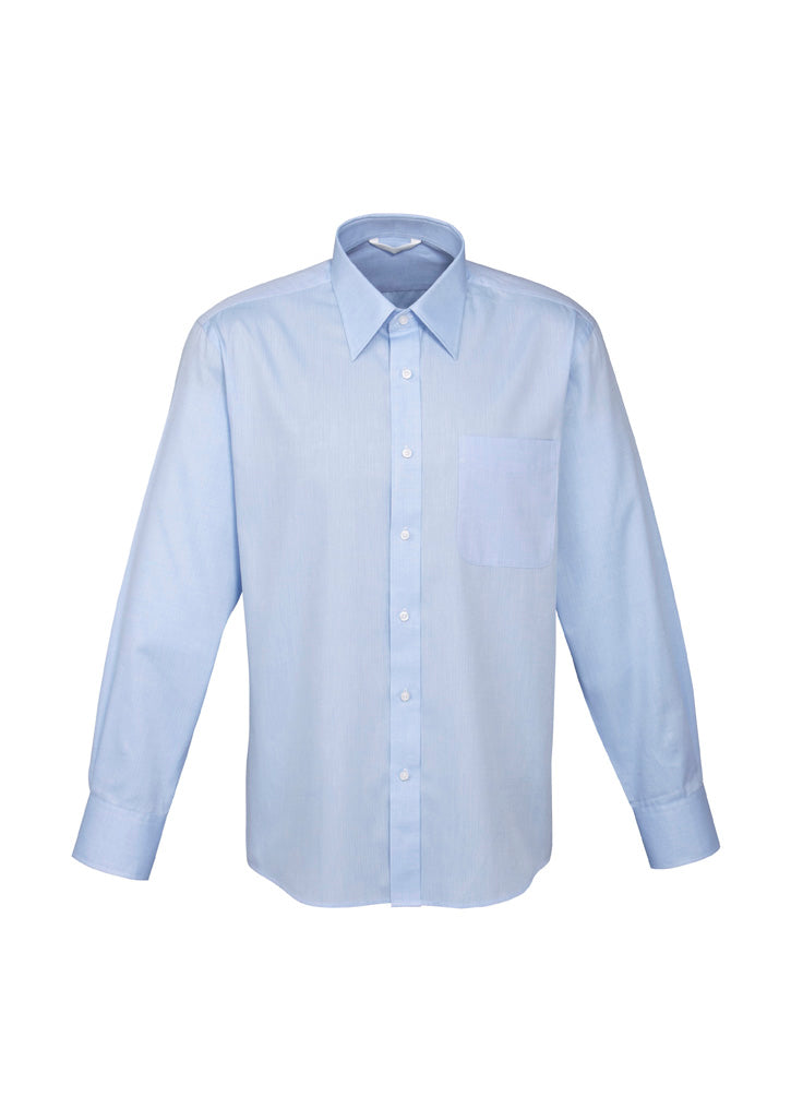 Biz Collection Mens Luxe Long Sleeve Shirt (S10210)