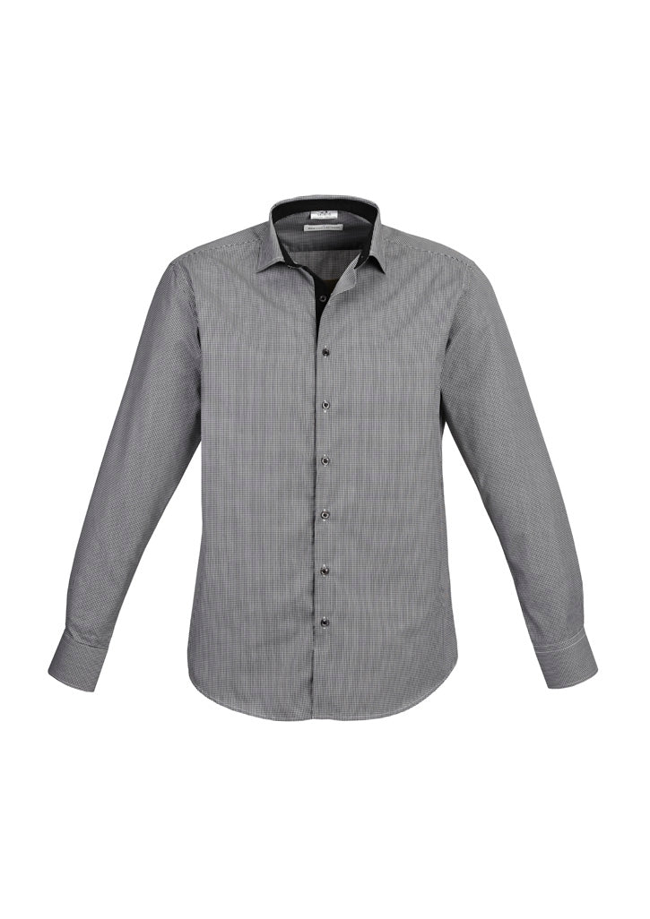 Biz Collection Mens Edge Long Sleeve Shirt (S267ML)