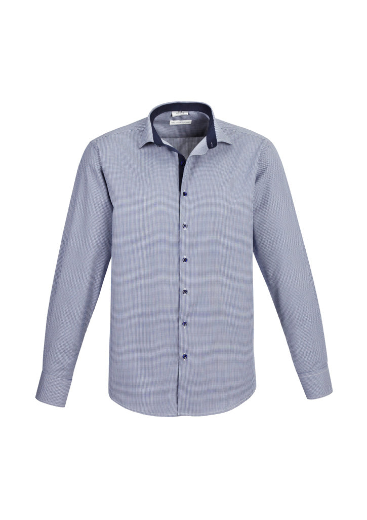 Biz Collection Mens Edge Long Sleeve Shirt (S267ML)