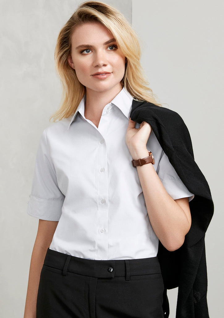 Biz Collection Ladies Ambassador Short Sleeve Shirt (S29522)