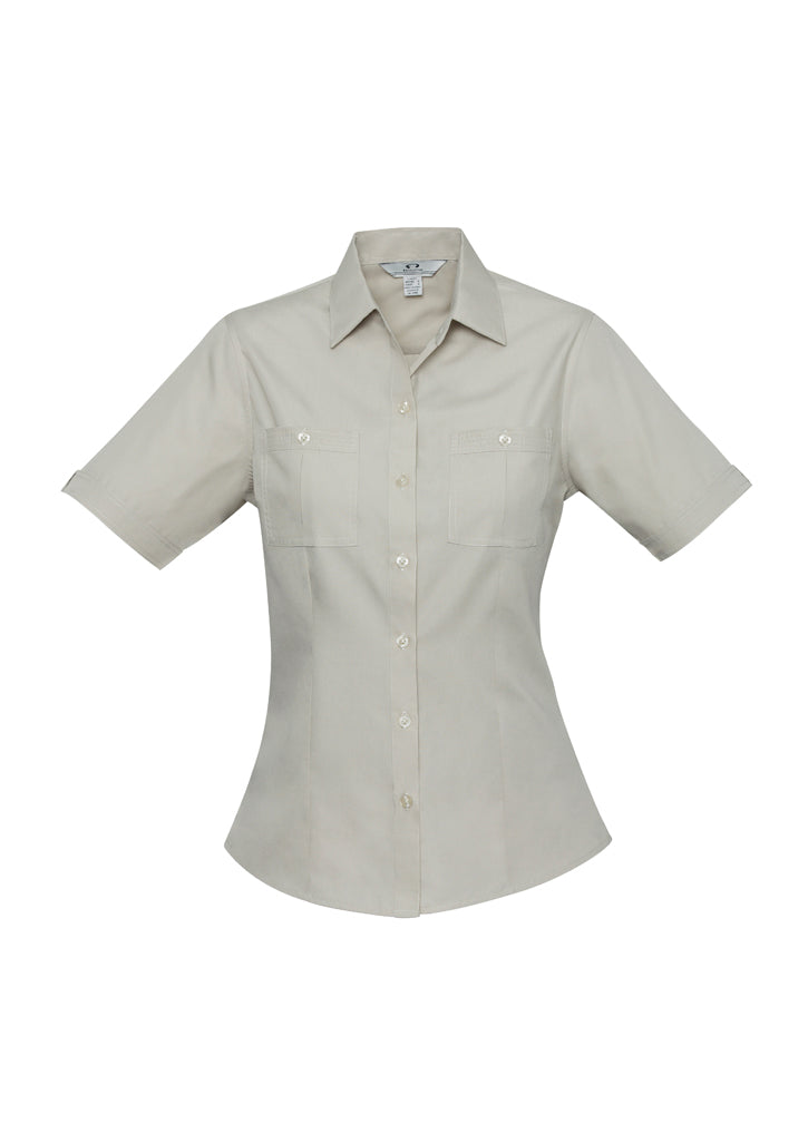 Biz Collection Ladies Bondi Short Sleeve Shirt (S306LS)