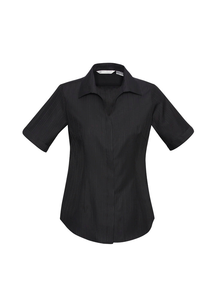 Biz Collection Womens adies Preston Short Sleeve Shirt (S312LS)