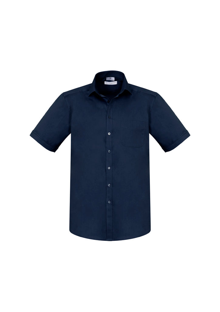 Biz Collection Mens Monaco Short Sleeve Shirt (S770MS)