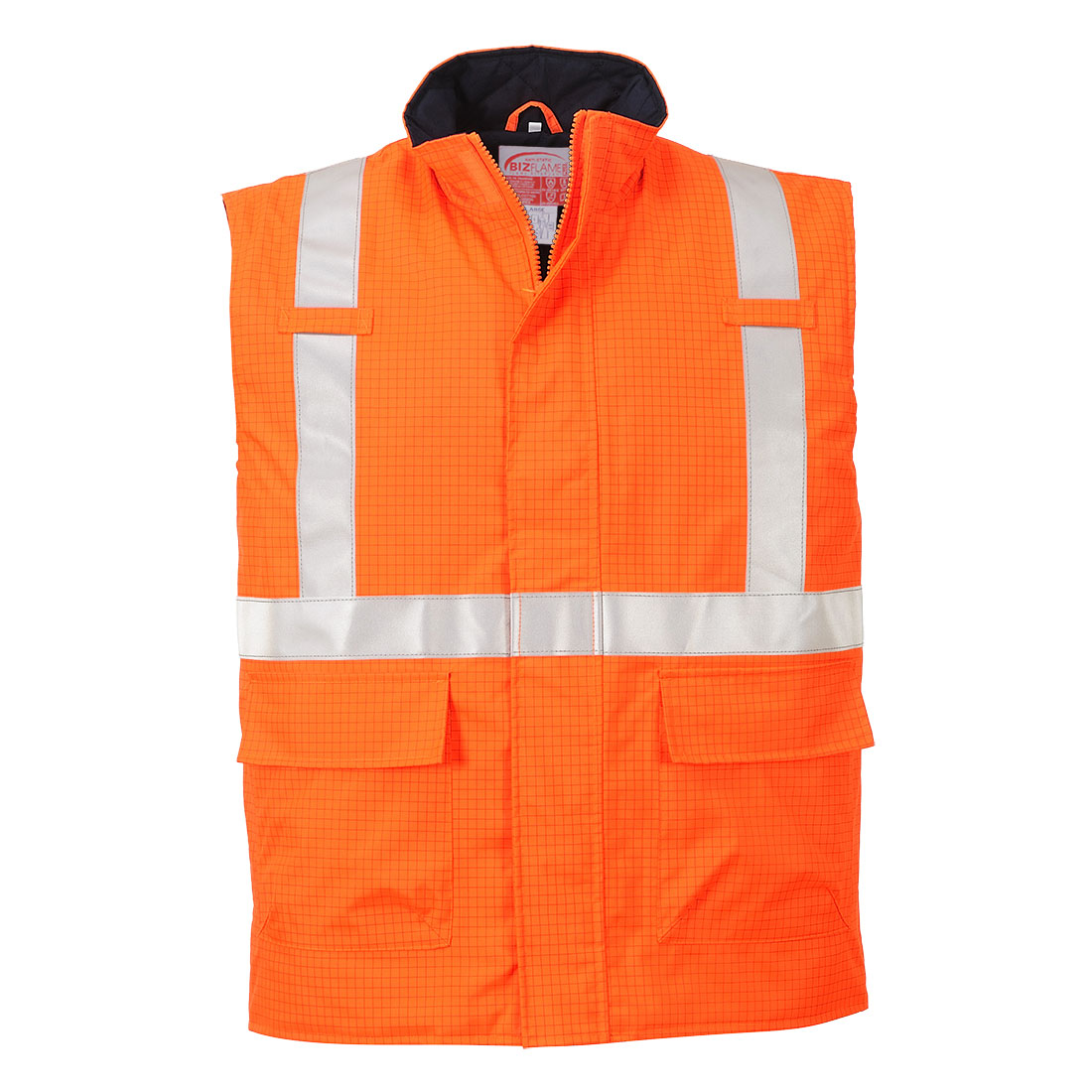 Portwest Bizflame Rain Hi-Vis Antistatic FR Bodywarmer (S776)