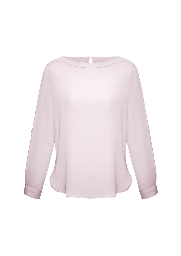 Biz Collection Ladies Madison Boatneck Blouse (S828LL)