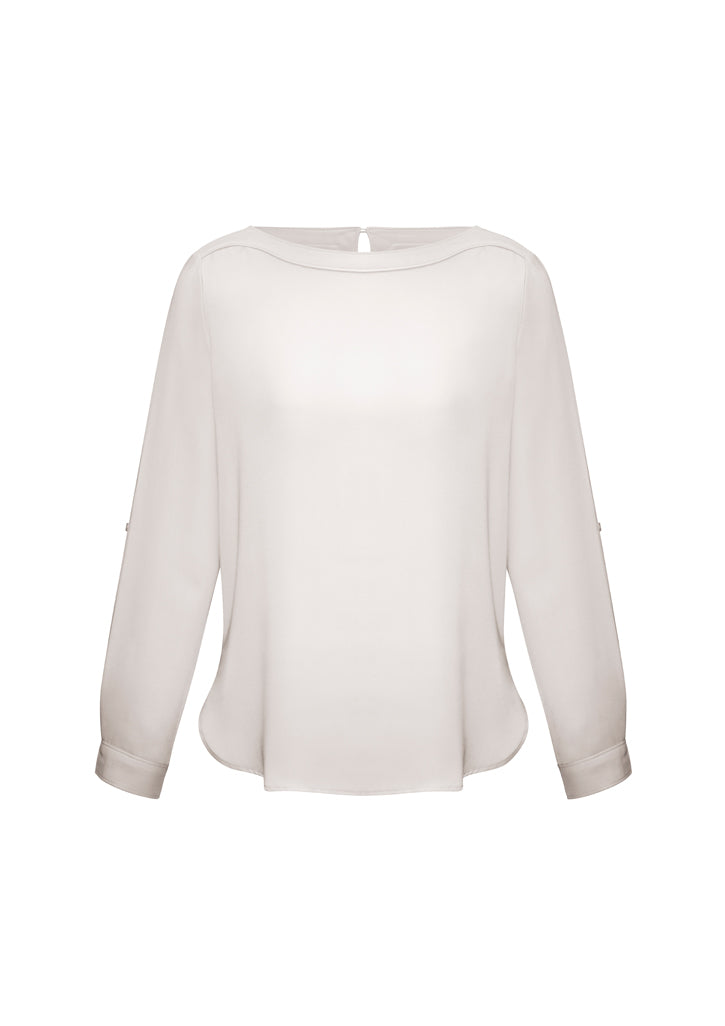 Biz Collection Ladies Madison Boatneck Blouse (S828LL)