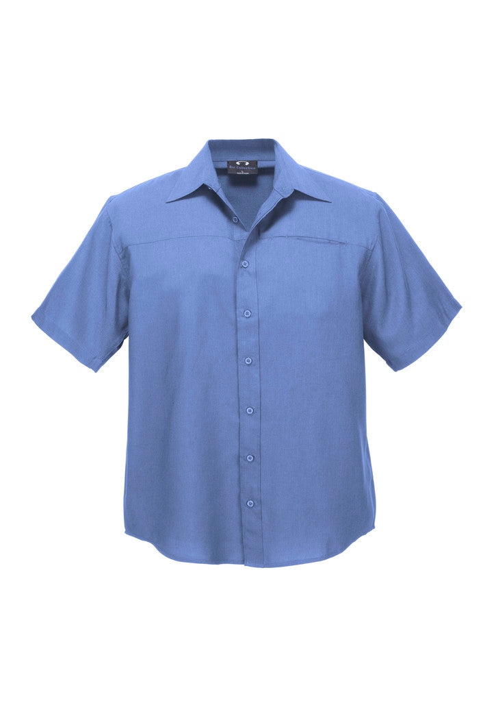 Biz Collection Mens Plain Oasis Short Sleeve Shirt (SH3603)