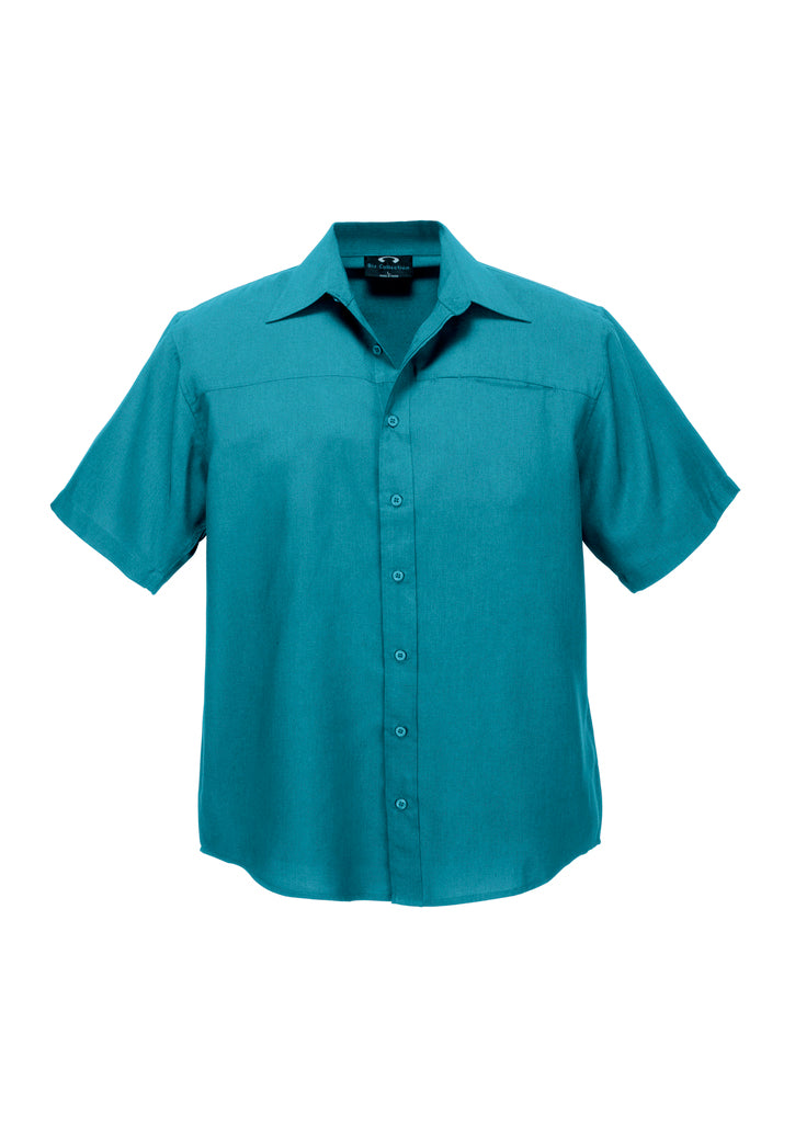 Biz Collection Mens Plain Oasis Short Sleeve Shirt (SH3603)