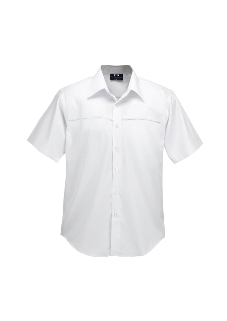 Biz Collection Mens Plain Oasis Short Sleeve Shirt (SH3603)