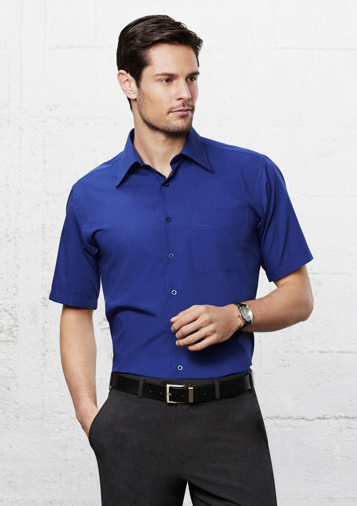 Biz Collection Mens Metro Short Sleeve Shirt (SH715)