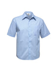 Biz Collection Mens Micro Check Short Sleeve Shirt (SH817)