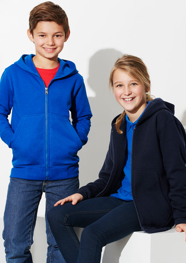 Biz Collection Kids Crew Zip Hoodie (SW762K) - Clearance