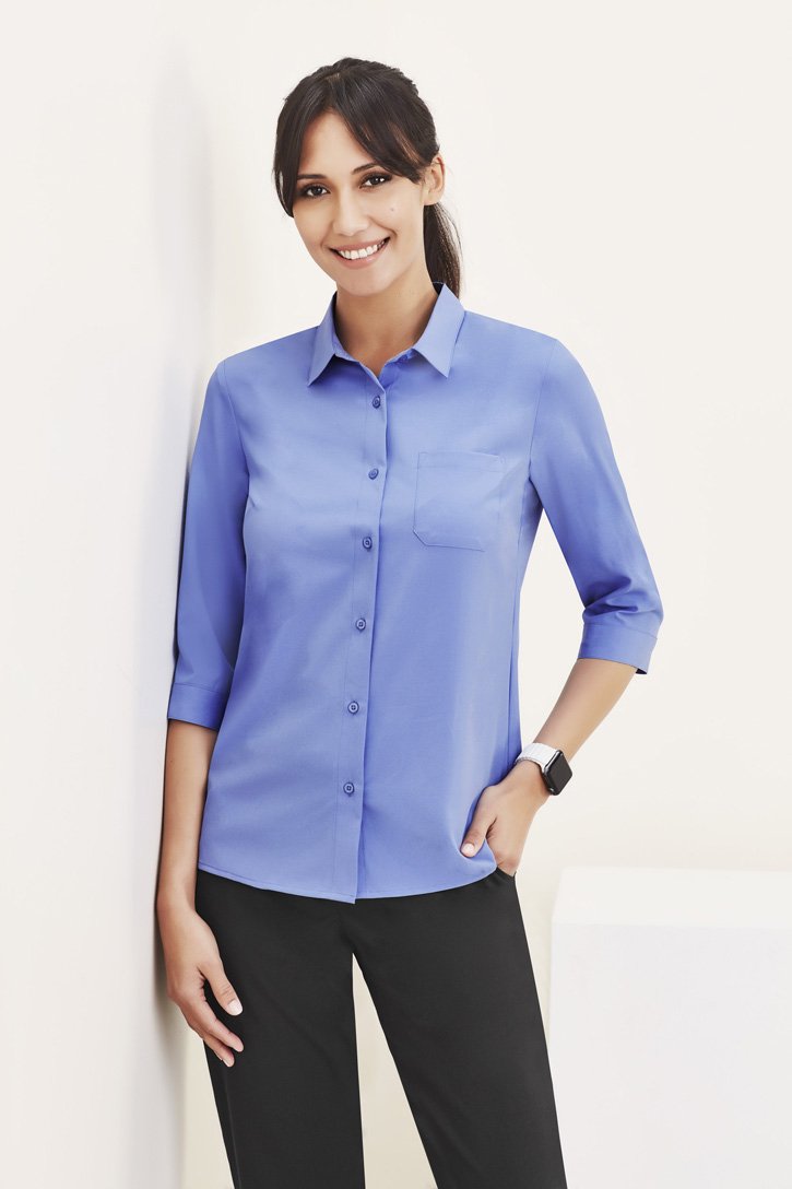 Biz Care Womens Florence 3/4 Sleeve Shirt (CS951LT)