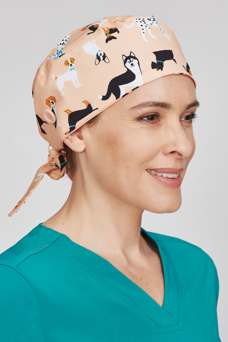 Biz care Unisex Printed Scrub Cap-(CSC245U)