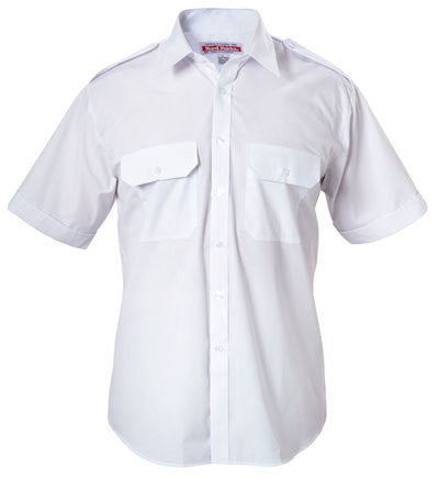 Hard Yakka Permanent Press Poly Cotton Shirt With Epaulettes Short Sleeve (Y07691)