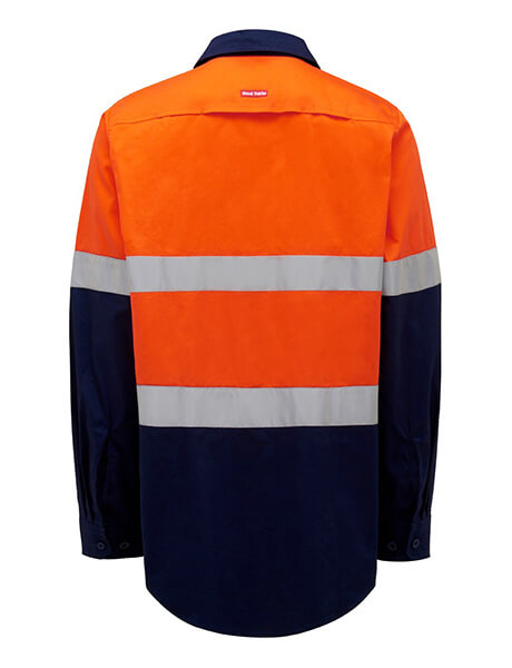 Hard Yakka L/Sl Hi Vis L/Weight 2 Tone Ventilated Shirt W/Tape (Y08805)