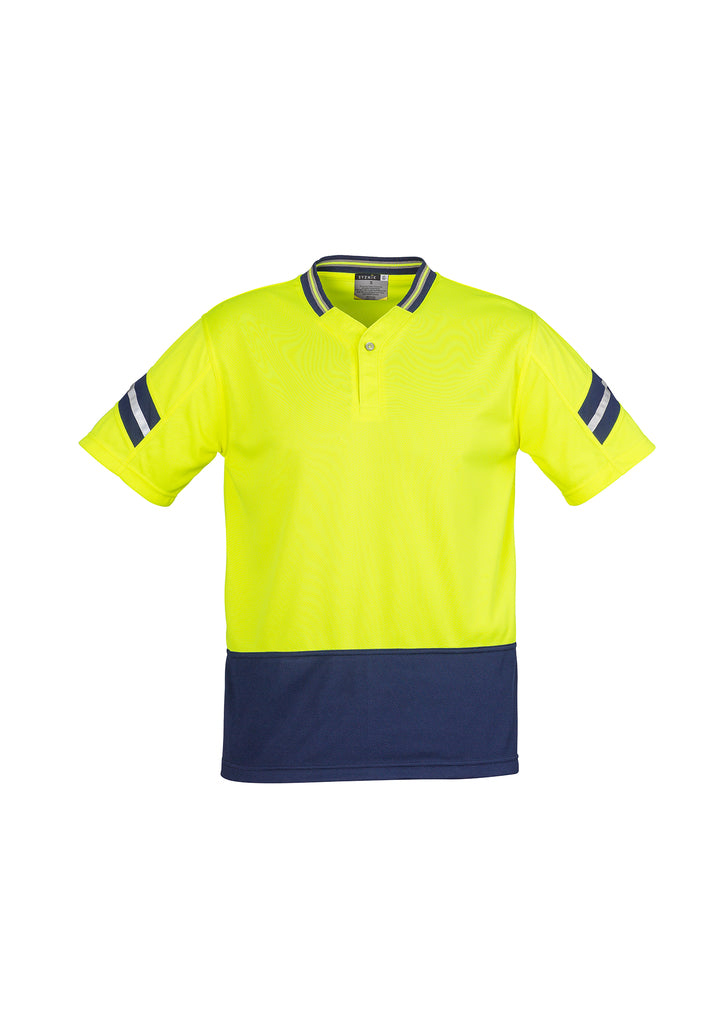 Syzmik Mens Hi Vis Astro Short Sleeve Polo- (ZH245)