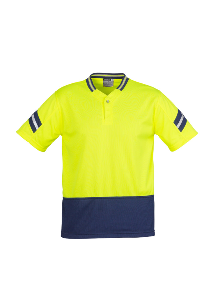 Syzmik Mens Hi Vis Astro Short Sleeve Polo- (ZH245)