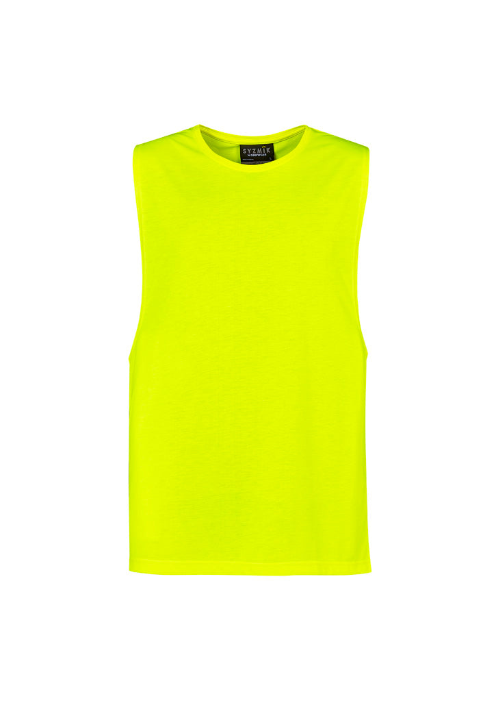 Syzmik Mens His Vis Sleeveless Tee- (ZH297)