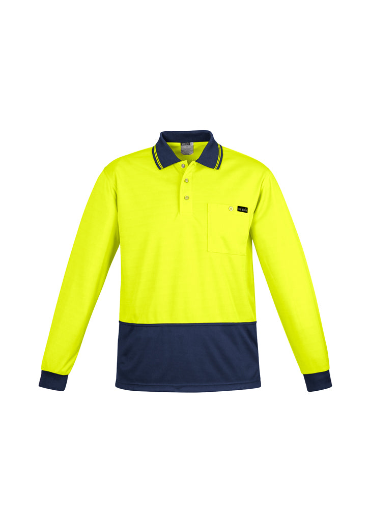 Syzmik Mens Comfort Back L/S Polo (ZH410)