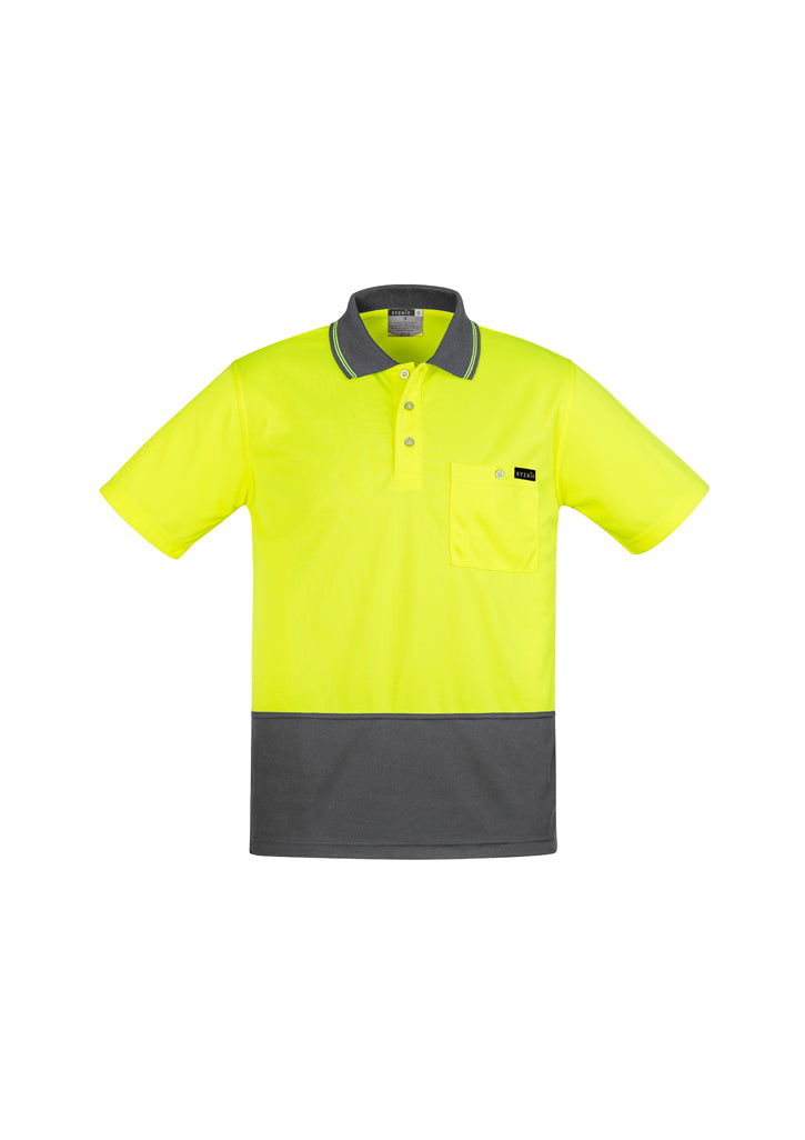 Syzmik Mens Comfort Back S/S Polo (ZH415)