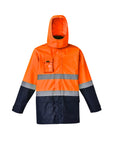 Syzmik Mens Hi Vis Basic 4 in 1 Waterproof Jacket (ZJ220)