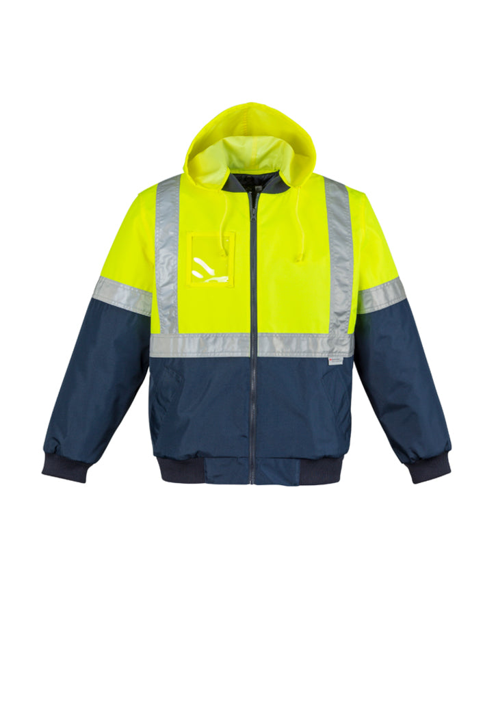 Syzmik Mens HI Vis Quilted Flying Jacket- (ZJ351)