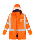 Syzmik Mens Hi Vis X Back Taped 4 in 1 Waterproof Jacket- (ZJ616)