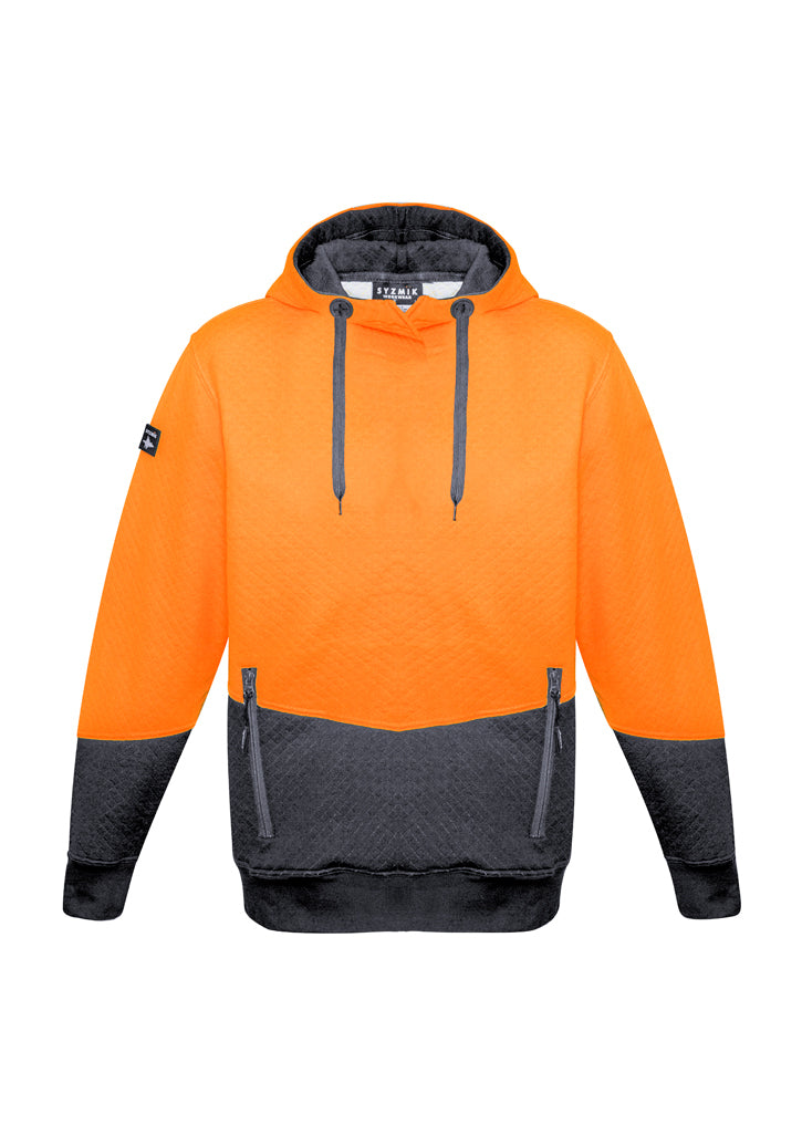 Syzmik Unisex Hi Vis Textured Jacquard Hoodie (ZT477)