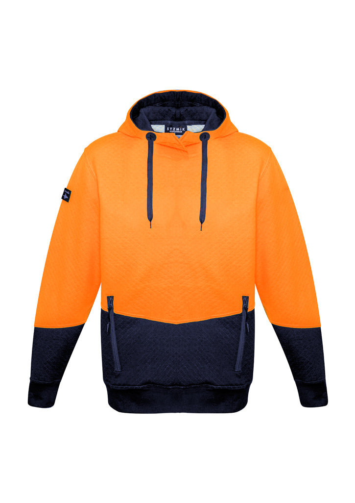 Syzmik Unisex Hi Vis Textured Jacquard Hoodie (ZT477)