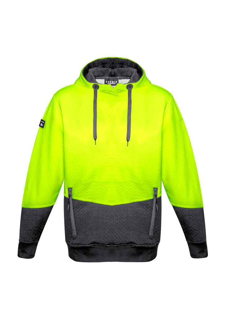 Syzmik Unisex Hi Vis Textured Jacquard Hoodie (ZT477)