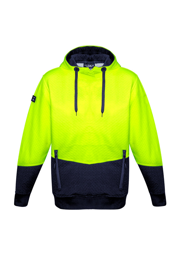 Syzmik Unisex Hi Vis Textured Jacquard Hoodie (ZT477)